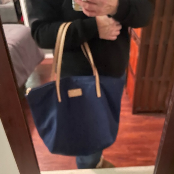 Authentic Kate Spade navy nylon bag - Picture 7 of 8